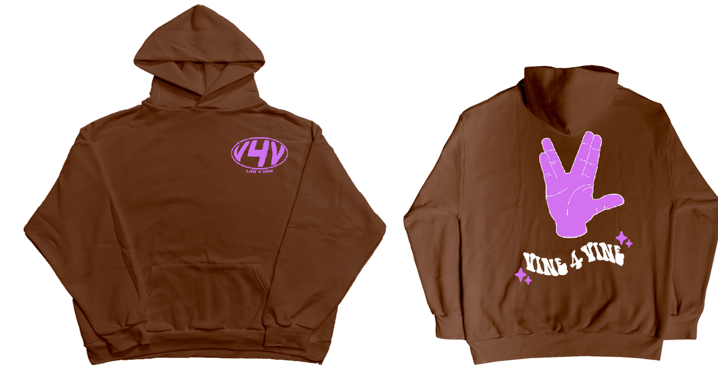 Circle Hoodie (Brown)